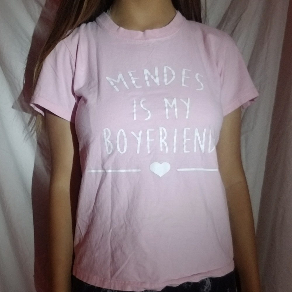Light Pink Shawn Mendes Shirt
